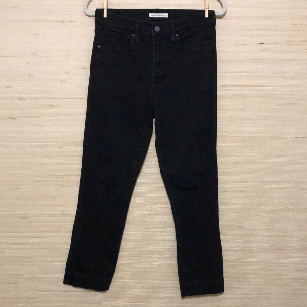 Levi’s Black 724 High Rise Straight Jeans Size 30